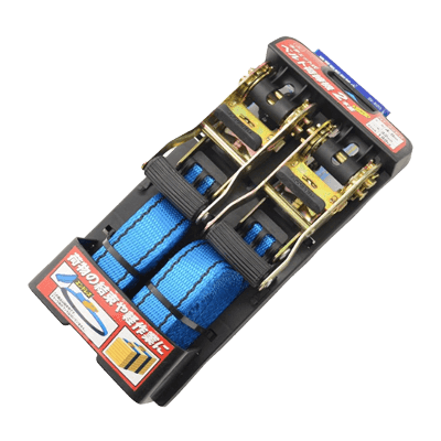 重量、荷締関係 ラチェット式 ベルト荷締機2本組 エンドレス RT-32EB-金井産業株式会社