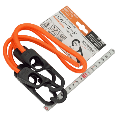 重量、荷締関係 両端フィンガーホール付フック型バンジーコード BG-2060-金井産業株式会社