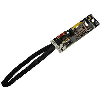 ストラップ、安全コード関係 布製セーフティーコード ミニ ブラック-金井産業株式会社