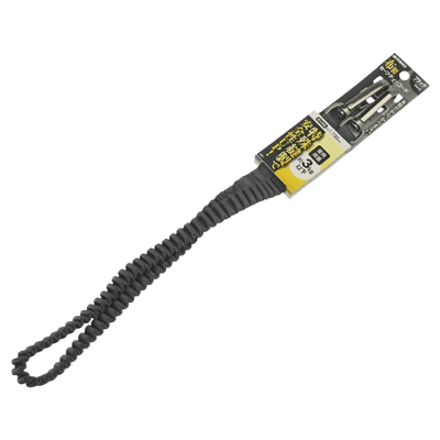 ストラップ、安全コード関係 布製セーフティーコード 3.0KG ブラック-金井産業株式会社