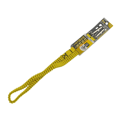ストラップ、安全コード関係 布製セーフティーコード 3.0KG イエロー-金井産業株式会社