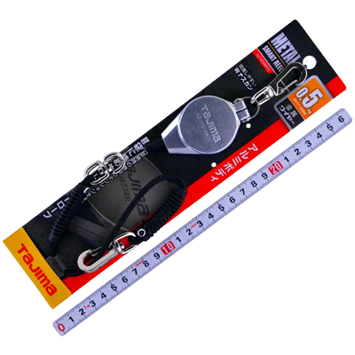 ストラップ、安全コード関係 キーバックワイヤー メタルスマートリール AZ-MSMR05-金井産業株式会社