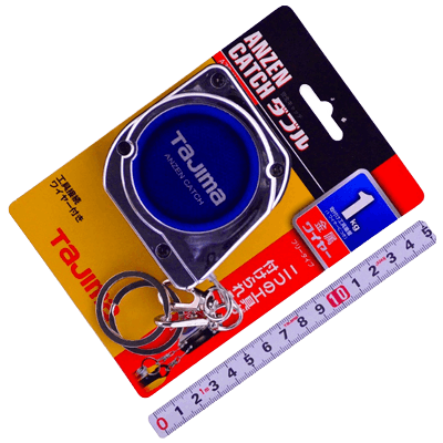 ストラップ、安全コード関係 キーバックワイヤー 安全キャッチ ダブル AZC-W-金井産業株式会社