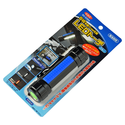 ライト関係 ハンドライト 5W LEDトーチ ブルー SV-5394-金井産業株式会社