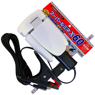 ライト関係 投光器・電球 LED電球付 クリップランプ スーパールミネX60 LA-6005-LED-金井産業株式会社