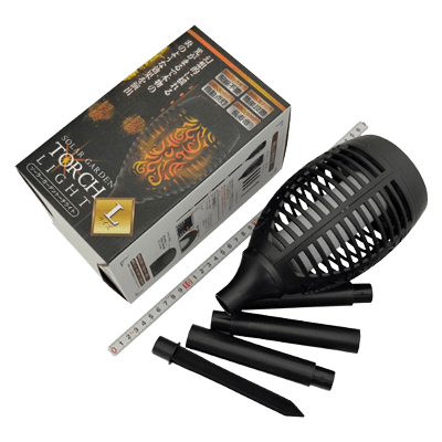 ライト関係 ソーラーガーデン トーチライト L 30543-金井産業株式会社