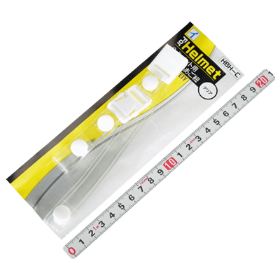 ヘルメット、フェイス関係 ヘルメット用ビニールあご紐 クリア HRH-C-金井産業株式会社