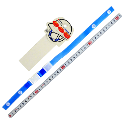 ヘルメット、フェイス関係 ラクラクあごひも クリアブルー-金井産業株式会社