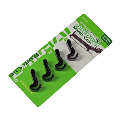 ヘルメット、フェイス関係 ライトクリップ・ヘッドライト用バンド バンドクリップ 20～25mm幅用 KE-146-金井産業株式会社