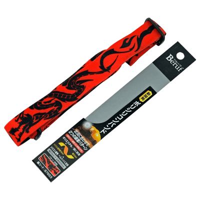 ヘルメット、フェイス関係 ライトクリップ・ヘッドライト用バンド ポリシリコンバンド 赤龍 87653-金井産業株式会社