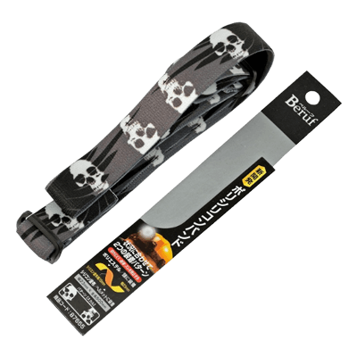 ヘルメット、フェイス関係 ライトクリップ・ヘッドライト用バンド ポリシリコンバンド スカル 87655-金井産業株式会社