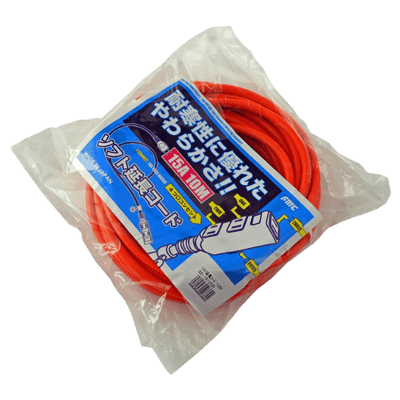 電気、電源関係 ソフト延長コード ストレート オレンジ SE-1510OR-金井産業株式会社