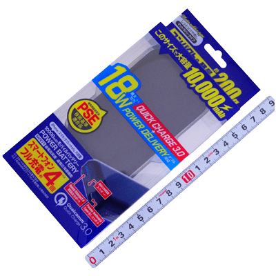 電気、電源関係 電池・充電器 パワーバッテリー 10,000mAh IFD-784-金井産業株式会社