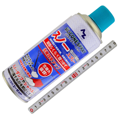 スプレー関係 離雪剤・解氷スプレー シリコンスプレーイエロー スノースプレー 420ml Y007-金井産業株式会社