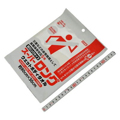 装備品関係 スーパーロングウェット ボディタオル 90x30CM-金井産業株式会社