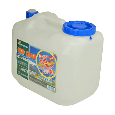 タンク関係 携行缶 MDタンク 白 20L-金井産業株式会社