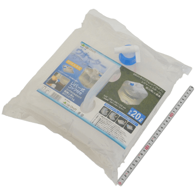 タンク関係 ウォータータンク レバー式コック付き WAT-20-金井産業株式会社