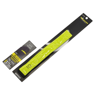 防災用品、安全用品関係 安全ベスト・タスキ 伸縮アームバンド 4LED RS-LEB2-金井産業株式会社
