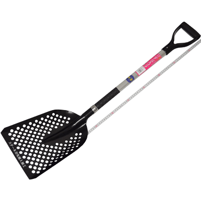 パンチングスコップ アルミ柄 石炭 #2-金井産業株式会社