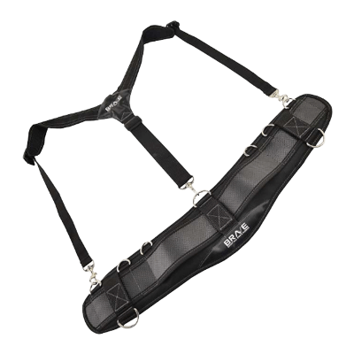 墜落制止用器具関係 (ハーネス、ランヤード、安全帯関係) サスペンダー ハーネスサポーター ブラック BRV-SF-BK-金井産業株式会社