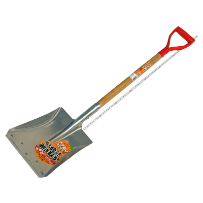 除雪用品 カチ割りスコップ 角 全長1,030 22105-金井産業株式会社