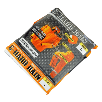 快適商品 雨具・傘 ジーハードレイン 補強型レインウェアー SY-5500-金井産業株式会社