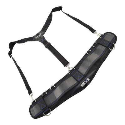 墜落制止用器具関係 (ハーネス、ランヤード、安全帯関係) サスペンダー ハーネスサポーター ブルー BRV-SF-BL-金井産業株式会社