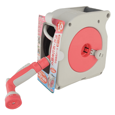 水道用品 ミニ散水 ホースリール 10M SHR-10C-P-金井産業株式会社