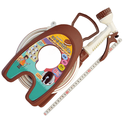 水道用品 ミニホースリール マカロン 8mmx10M-金井産業株式会社