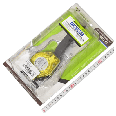 墜落制止用器具関係 (ハーネス、ランヤード、安全帯関係) リール式 補助ロープ RICORO-N AR-RW-GY-BP-金井産業株式会社