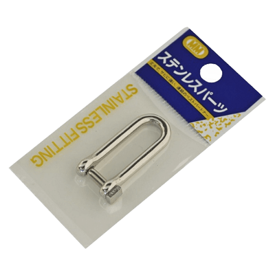 腰袋、工具差し、工具ケース、カラビナ関係 角頭シャックルロング B-1103 (QSL-4)-金井産業株式会社