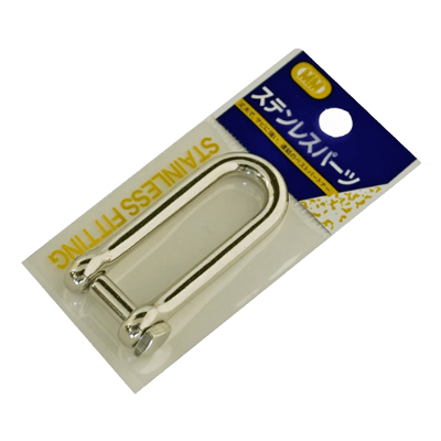 腰袋、工具差し、工具ケース、カラビナ関係 角頭シャックルロング B-1105 (QSL-6)-金井産業株式会社