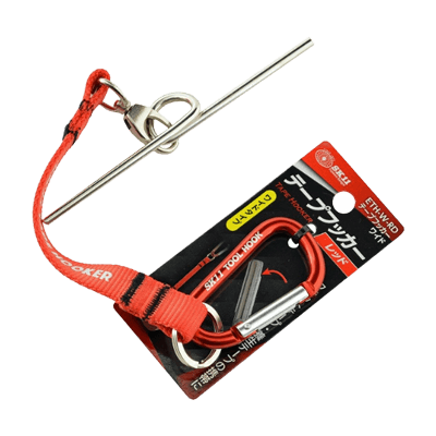 腰袋、工具差し、工具ケース、カラビナ関係 テープフッカー ワイド レッド ETH-W-RD-金井産業株式会社