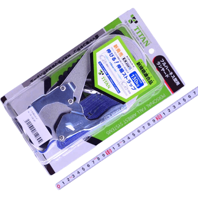 墜落制止用器具関係 (ハーネス、ランヤード、安全帯関係) ジャバラ式 フルハーネス型用ランヤード HL-ZB-130-BP-金井産業株式会社