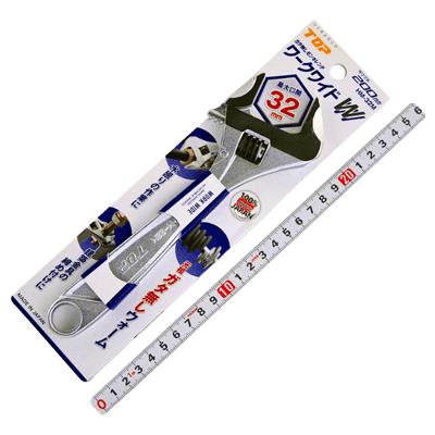 工具関係 モンキー ガタ無しモンキレンチ ワークワイドW HM-32M-金井産業株式会社