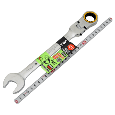 工具関係 レンチ・スパナ 首振りロック ラチェットコンビ FRC-21LK-金井産業株式会社
