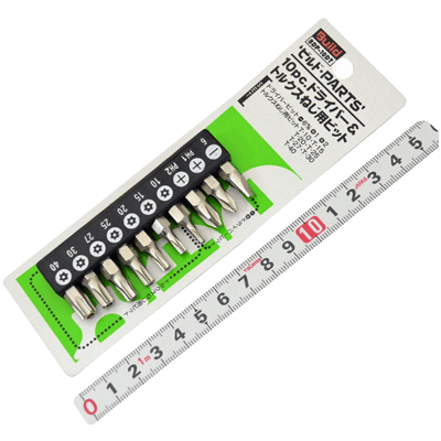 工具関係 工具セット 10pc.ドライバー&トルクねじ用ビット BDP-10DT-金井産業株式会社