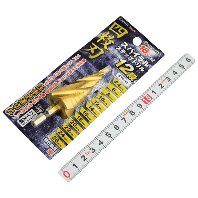 工具関係 スパイラルステップドリル四枚刃 STD-12-金井産業株式会社