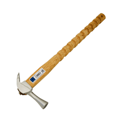 工具関係 仮枠ハンマー 銀 止付／止無 小／中 450mm ラセンシリーズ-金井産業株式会社