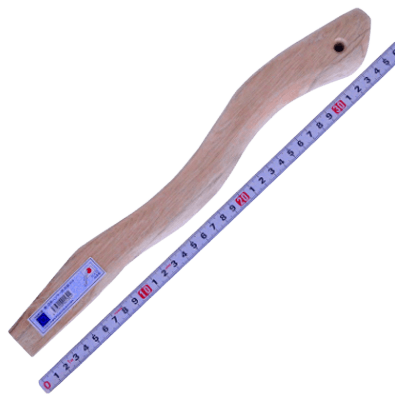 工具関係 樫・仮枠ハンマー柄 蛇曲 350mm-金井産業株式会社