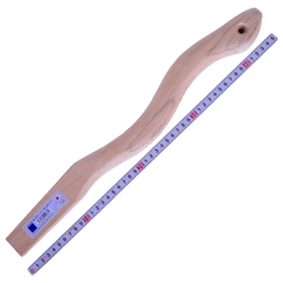 工具関係 樫・仮枠ハンマー柄 蛇曲 450mm-金井産業株式会社