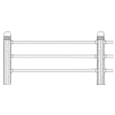 歩行者自転車用 P種用柵 IFG-5-伊藤鉄工株式会社