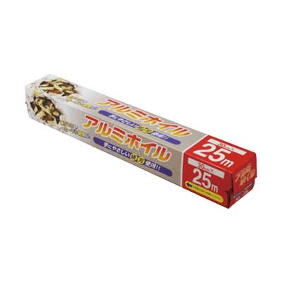 食品包装資材・袋類 食品包装シート・ペーパー 業務用アルミホイル 30cm×25m 紙刃-木村容器株式会社
