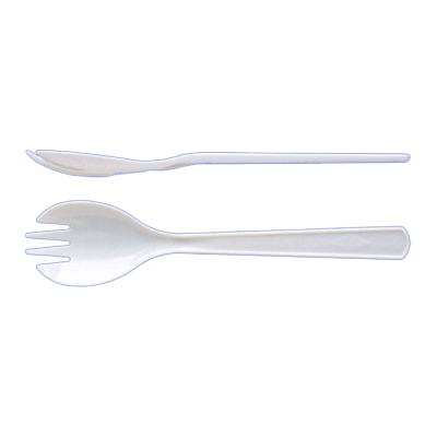 箸・カトラリー・ストロー 使い捨て プラスチック製 バラ ケース販売 2,000本 フォークスプーン #160-木村容器株式会社