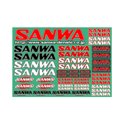 For Car オリジナルグッズ SANWAデカール (CLR/カラー)-三和電子機器株式会社