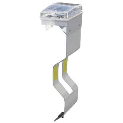 NEXCO・首都高速関連用品 GPS搭載ガードレール用LED同期発光点滅灯 サントムーン GPS/TC-G150-WO-株式会社グリーンクロス