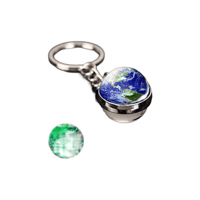 宇宙を持ち運ぶ・ミニキーホルダー・地球・月・水星・木星・金星をリアルに再現しました ギャラクシー・球体・キーホルダー-株式会社メディアマーク