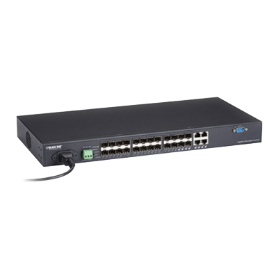 ギガビット マネージド SFP 光ファイバ スイッチ - 24ポート LGB5124A-R2-ブラックボックス・ネットワークサービス