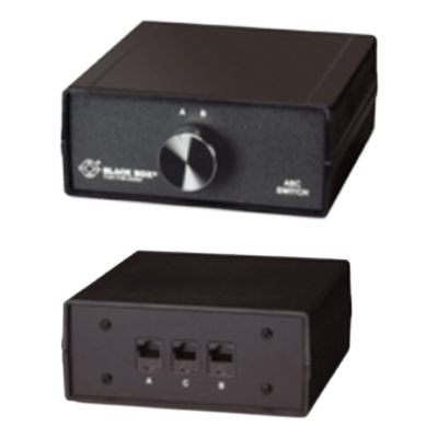 10/100BASE-TX 対応 RJ-45 ABC スイッチ SWJ-100A-ブラックボックス・ネットワークサービス