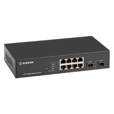 LGB700シリーズ ギガビット スマートスイッチ - 10 ポート LGB708A-R4-ブラックボックス・ネットワークサービス